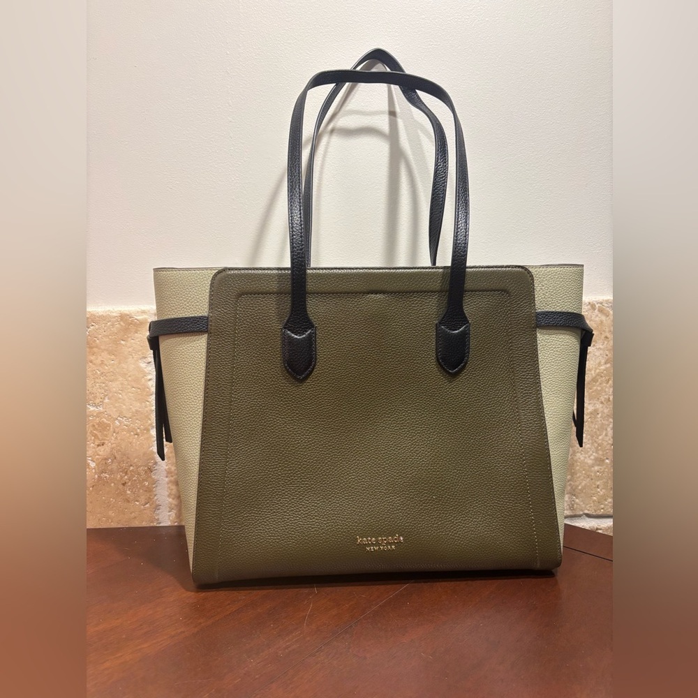 Kate Spade Green and Black Handbag